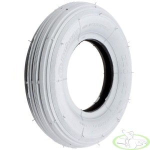 Покрышка для инвалидной коляски 8x2" (200x50) серая, полосы Rubena Jumbo