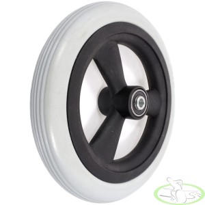 Koło do wózka inwalidzkiego 200x30/45 8x1,1/4" plastikowe 3R