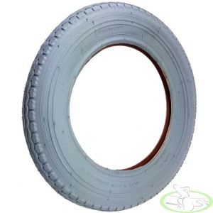 Opona do wózka inwalidzkiego 12,1/2x2,1/4" (57-203) szara kostka CST