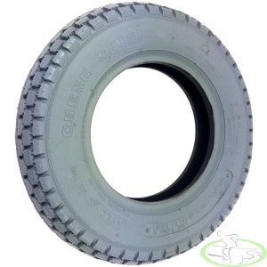 Opona do wózka inwalidzkiego 2.50-6 szara kostka CST
