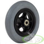 Koło do wózka inwalidzkiego 150x30/42 6" plastikowe pompowane
