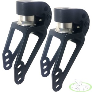 Widelce z regulacją siły amortyzacji - komplet