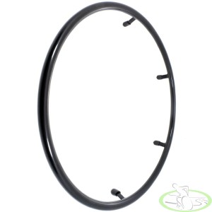 Обруч для инвалидной коляски алюминиевый черный 24" (1)
