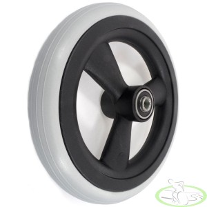Koło do wózka inwalidzkiego 175x28/46 7" plastikowe 