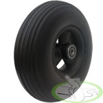 Koło do wózka inwalidzkiego 200x50/60 8x2" plastikowe pompowane czarne