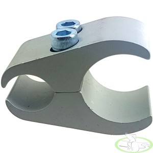 Uchwyt hamulca do wózka inwalidzkiego 19/30mm srebrny