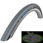 Opona do wózka inwalidzkiego 24x1" (25-540) Schwalbe Marathon Plus Evolution szaro-czarna