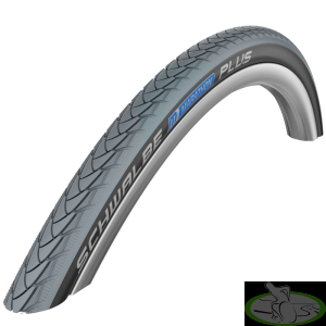 Opona do wózka inwalidzkiego 24x1" (25-540) Schwalbe Marathon Plus Evolution szaro-czarna