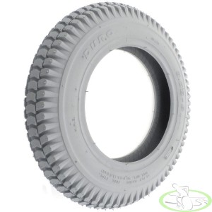 Opona do wózka inwalidzkiego 3.00-8 kostka szara DURO