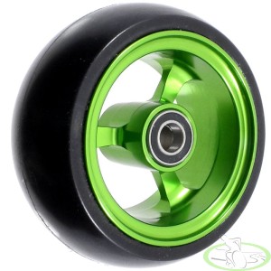 Колесо для инвалидной коляски 78x36/25 3" зеленое алюминиевое