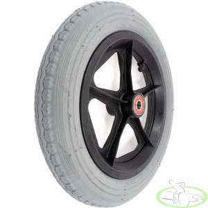 Koło do wózka inwalidzkiego 310x55/47 (12 1/2 x 2 1/4) 12" plastikowe pompowane