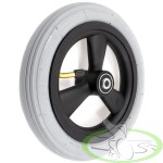 Koło do wózka inwalidzkiego 200x30/45 8x1,1/4" plastikowe pompowane