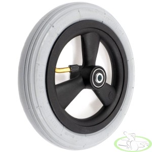 Koło do wózka inwalidzkiego 200x30/45 8x1,1/4" plastikowe pompowane