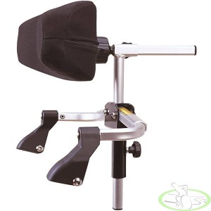 Zagłówek do wózka inwalidzkiego - mocowany do rączek