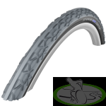 Opona do wózka inwalidzkiego 24x1,3/8" (37-540) Schwalbe Downtown szara