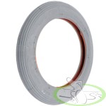 Opona do wózka inwalidzkiego 8x1,1/4" (200x30) szara linie CST/DURO