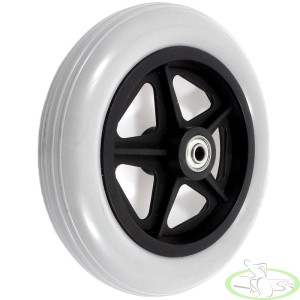 Koło do wózka inwalidzkiego 180x30/42 7" plastikowe 5R