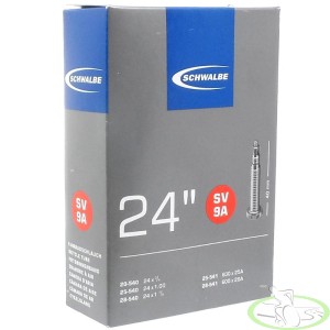Dętka do wózka inwalidzkiego 24x1" SV9A Schwalbe (wentyl tzw. presta)