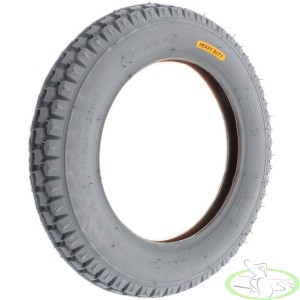 Opona do wózka inwalidzkiego 12,1/2x2,1/4" (62-203) szara kostka wzmocniona